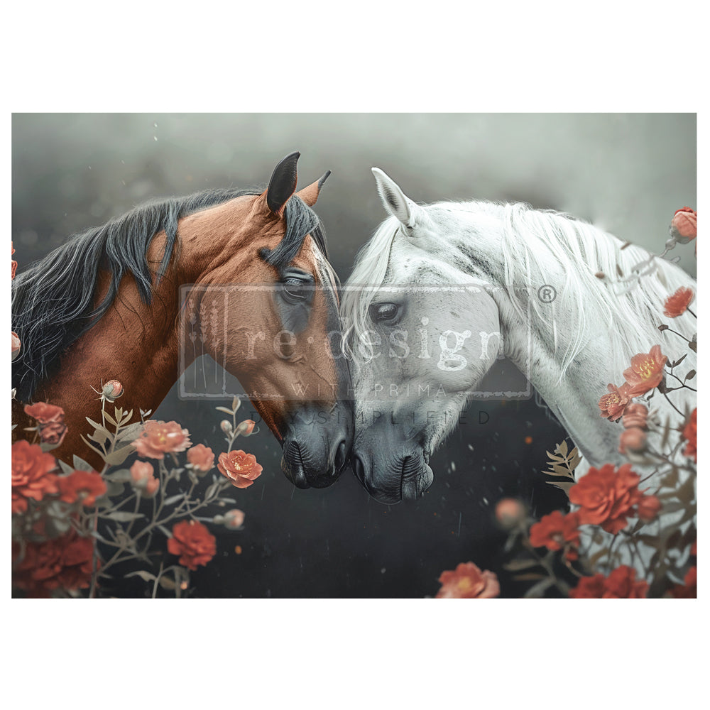 A1 Decoupage Fiber - Wild Hearts