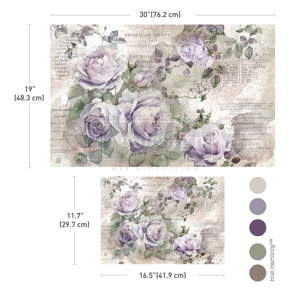 Double Delight Decoupage Fiber Paper Set - Soft Veil