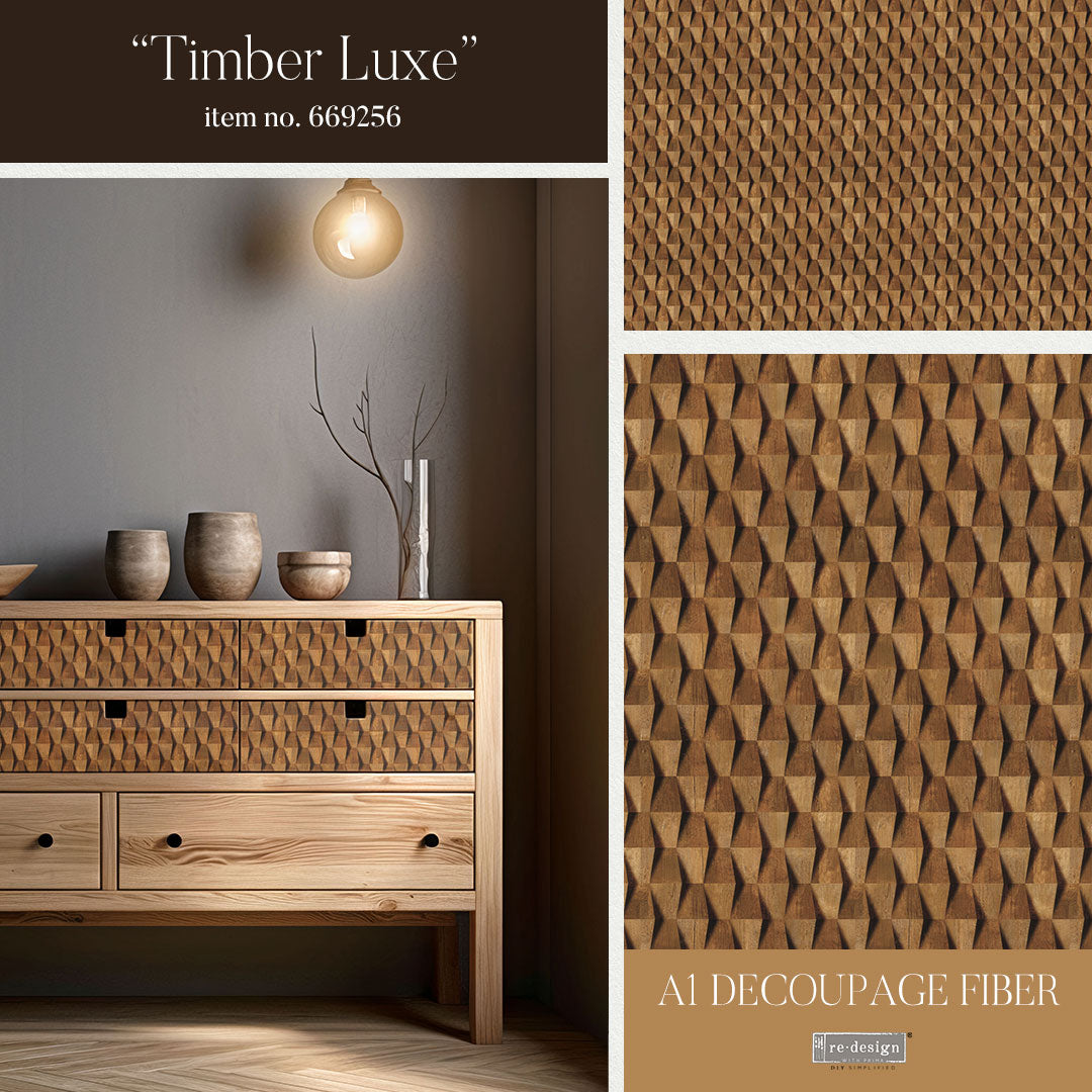 A1 Decoupage Fiber - Timber Luxe
