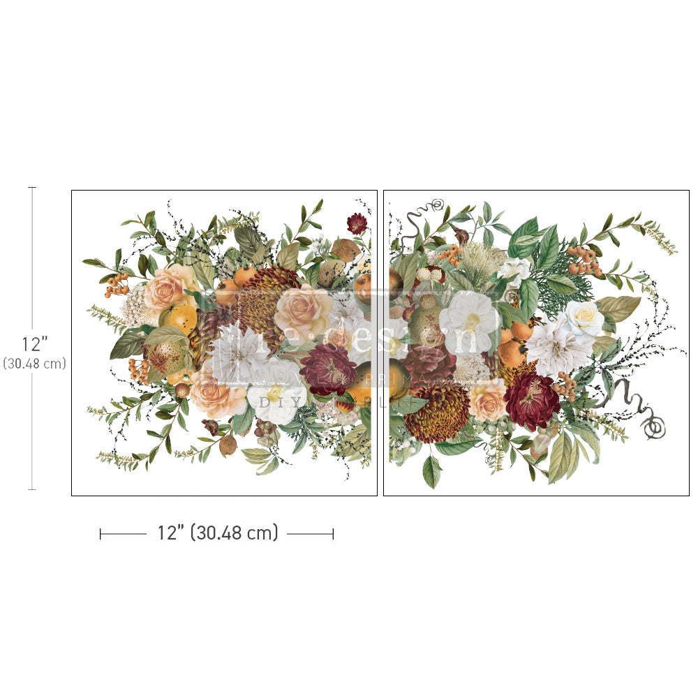 MAXI TRANSFERS® – AUTUMNAL BLISS – 2 SHEETS, 12″X12″