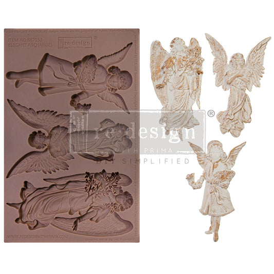 DECOR MOULDS® – ELEGANT ARCHANGEL – 1 PC, 5″X8″X8MM