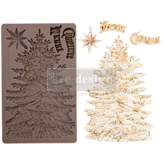 DECOR MOULDS® – TREE SPARKLING SEASON – 1 PC, 5″X8″X8MM