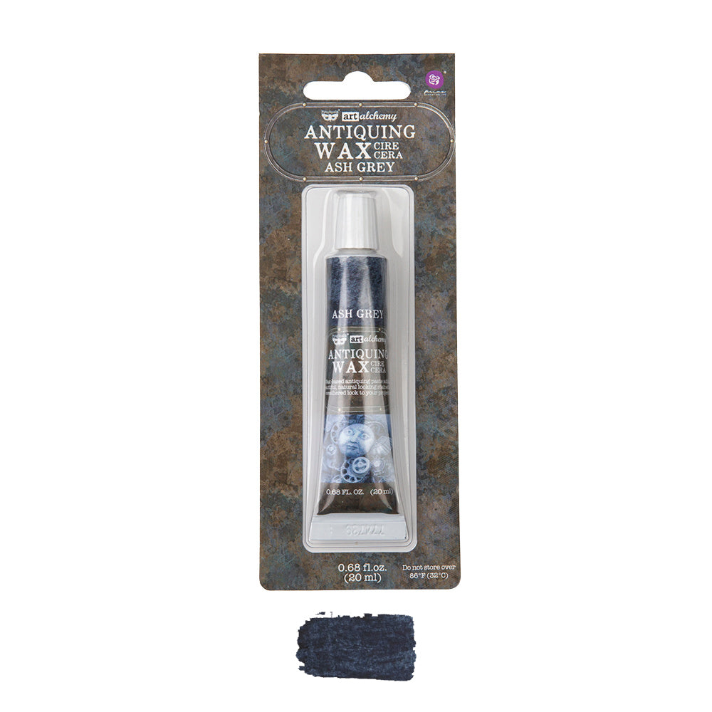 ART ALCHEMY – ANTIQUING WAX – ASH GREY – 1 TUBE, 0.68 FL OZ (20 ML)
