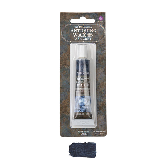 ART ALCHEMY – ANTIQUING WAX – ASH GREY – 1 TUBE, 0.68 FL OZ (20 ML)