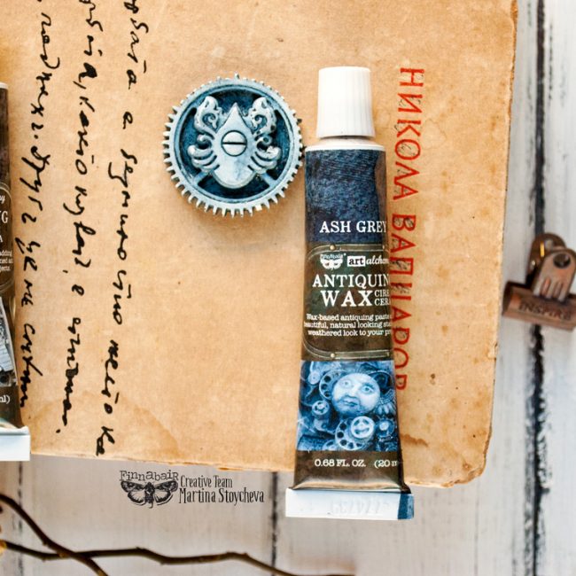 ART ALCHEMY – ANTIQUING WAX – ASH GREY – 1 TUBE, 0.68 FL OZ (20 ML)