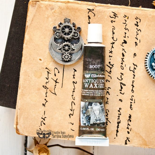 ART ALCHEMY – ANTIQUING WAX – SOOT – 1 TUBE, 0.68 FL OZ (20 ML)