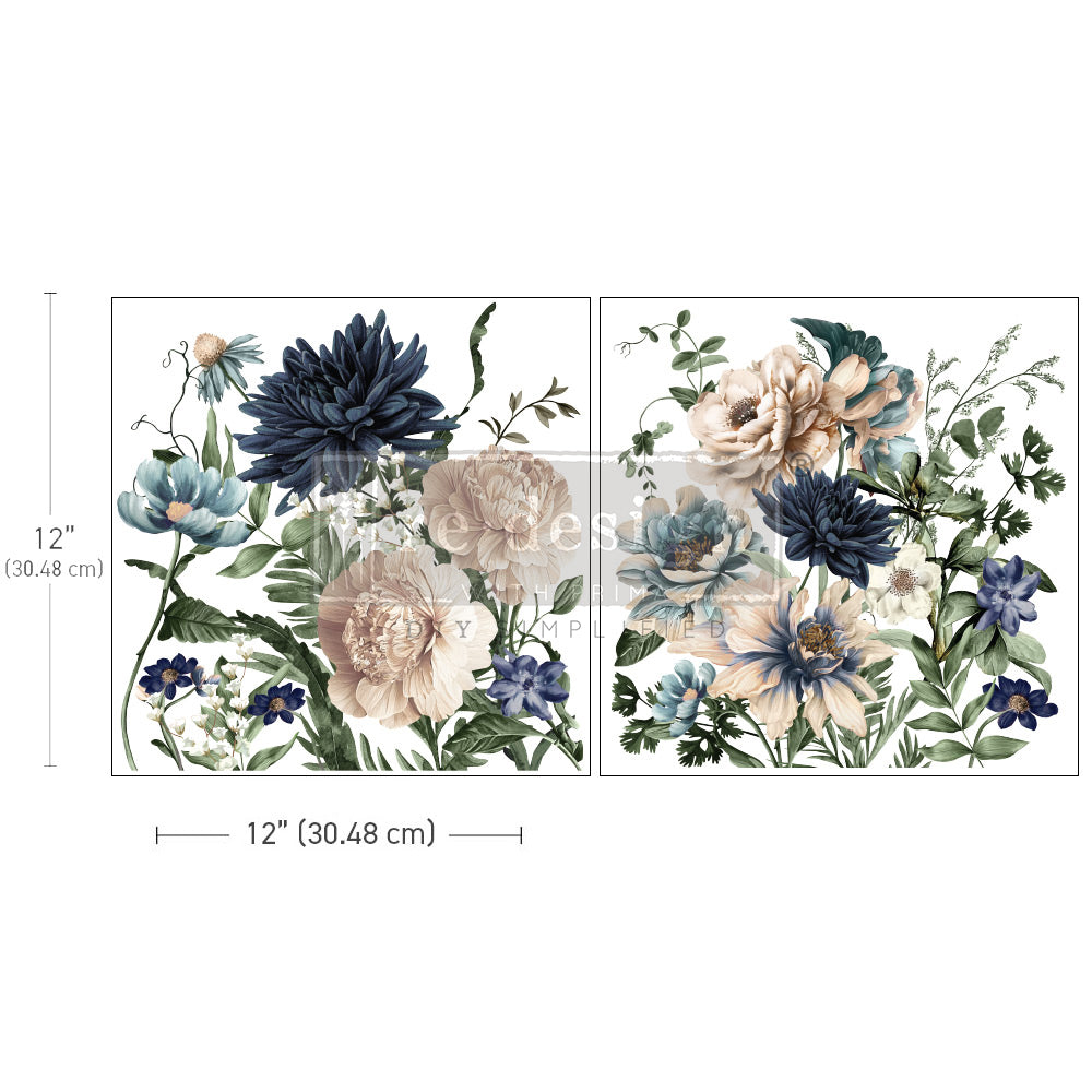 Maxi Transfers™ - Cerulean Blooms