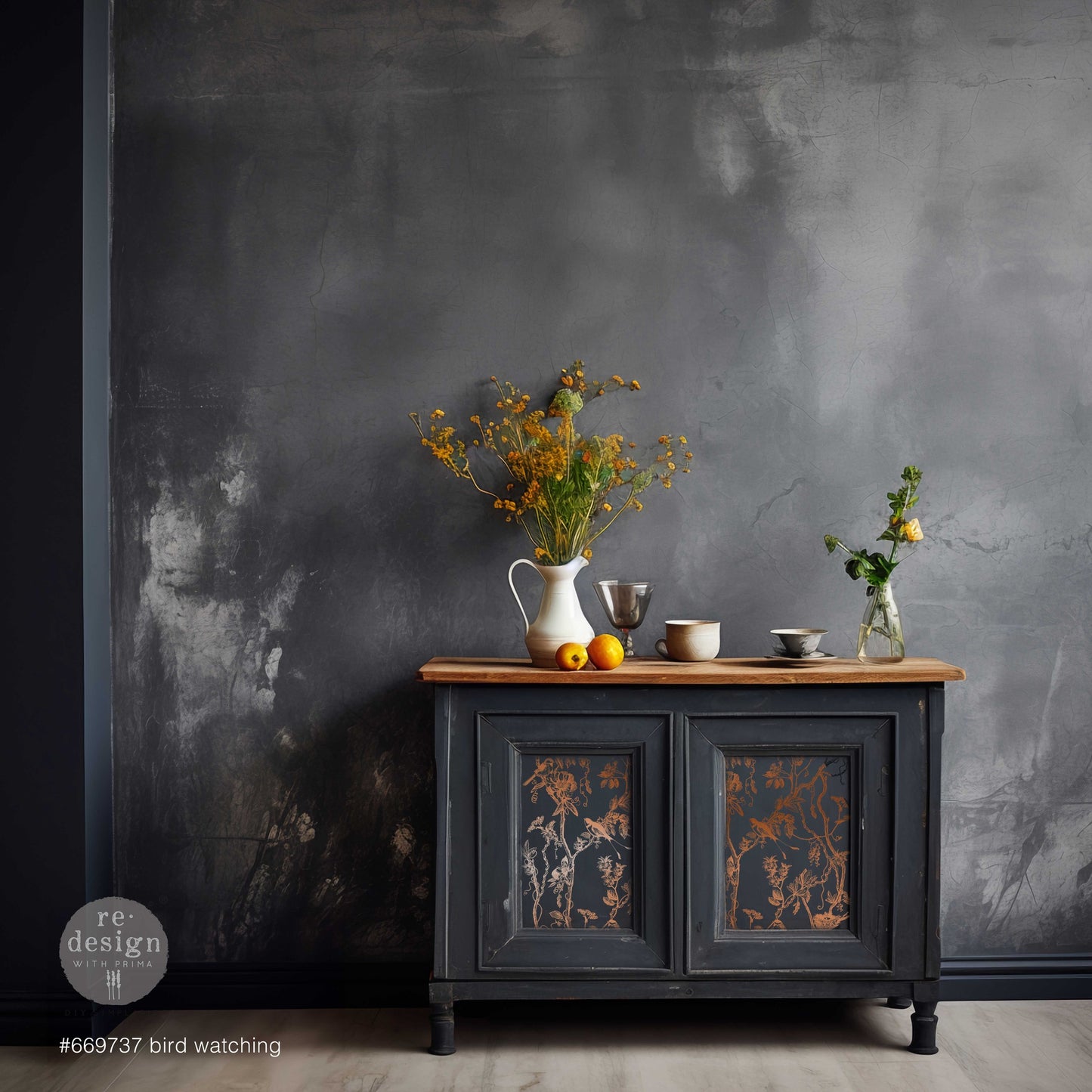 Kacha Decor Transfers® Copper Foil - Bird Watching