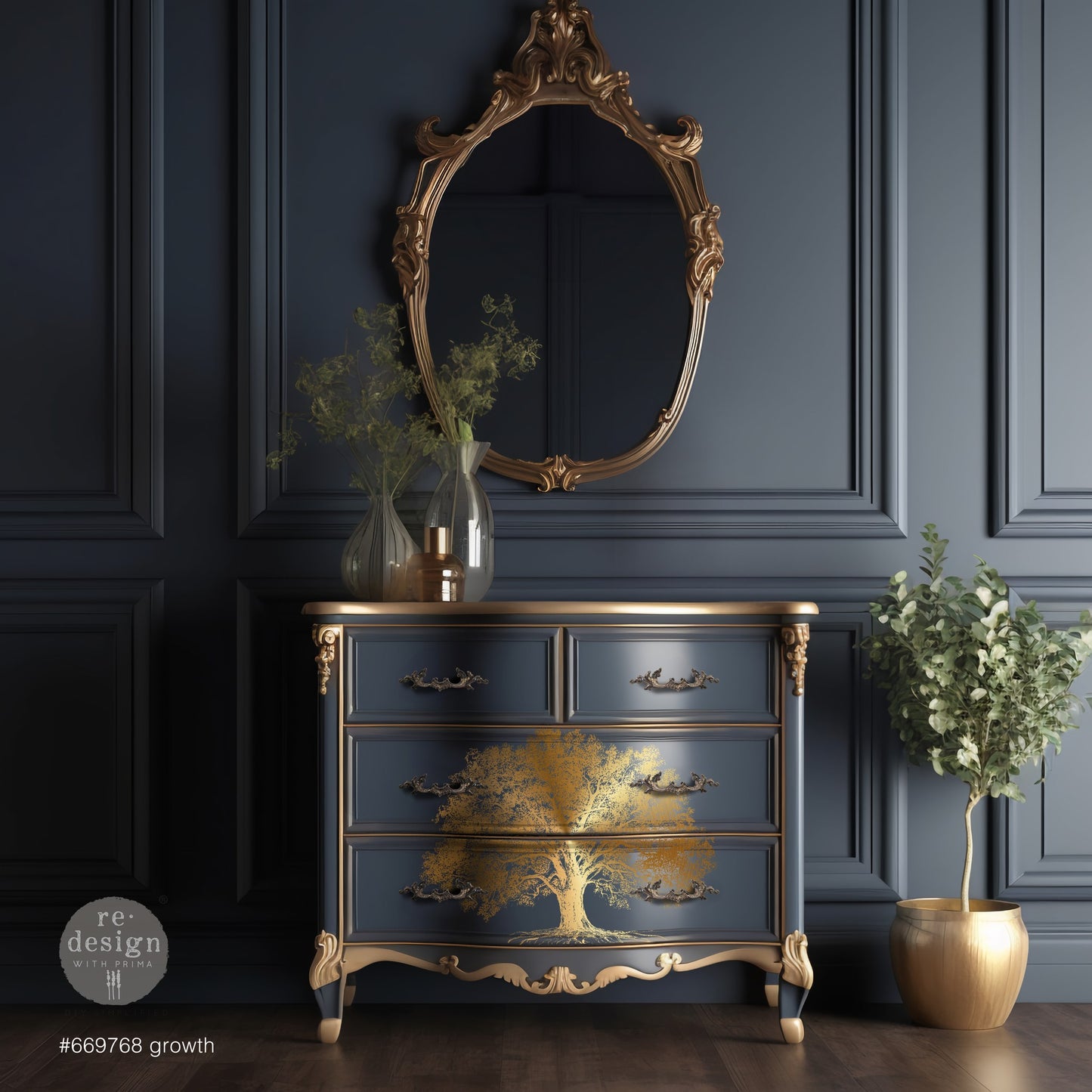 Kacha Decor Transfers® Gold Foil - Growth