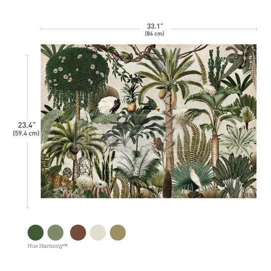 Jungle Bloom fiber paper