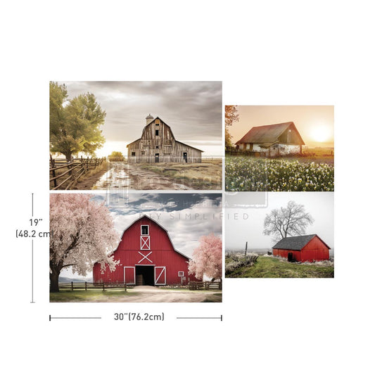 Haystack Hues 3 pack decoupage paper
