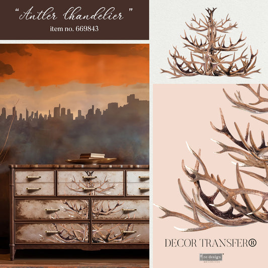 Decor Transfers® - Antler Chandelier