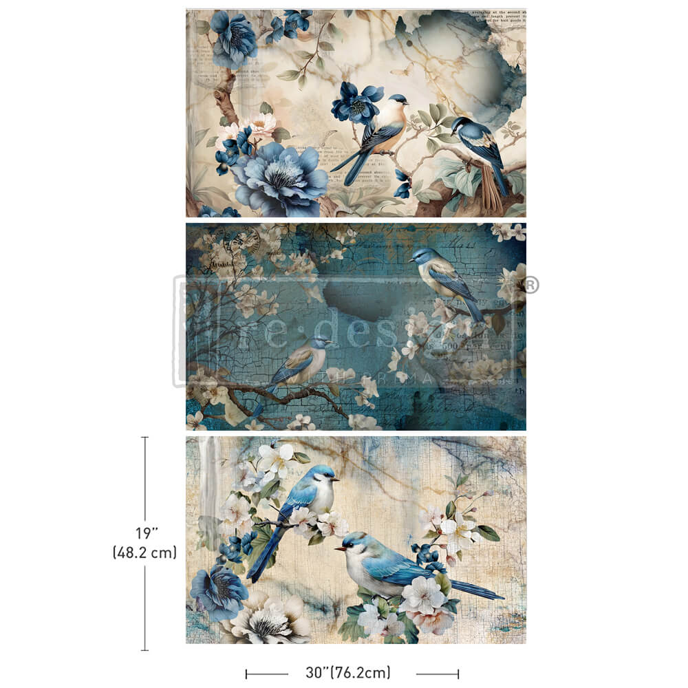 Saphire WingsTissue Paper Pack of 3