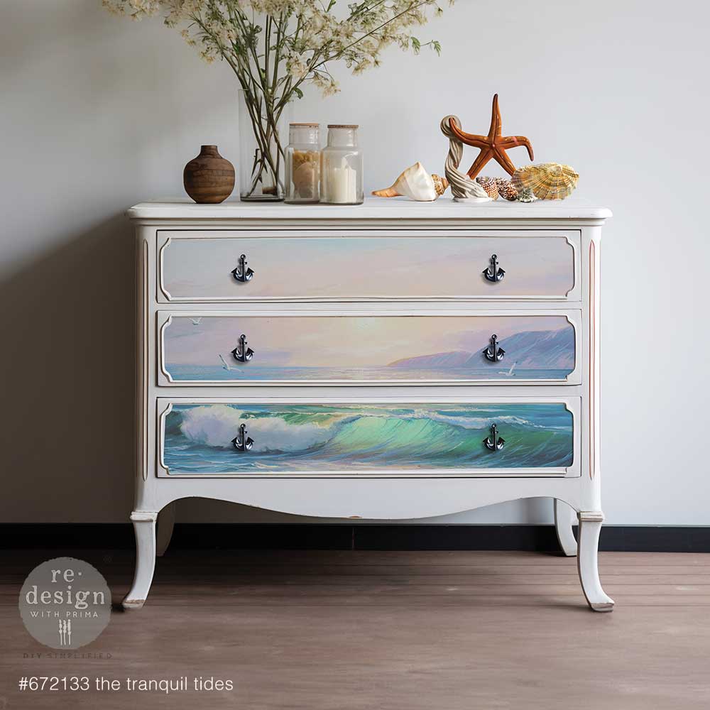 A1 Decoupage Fiber - Tranquil Tides