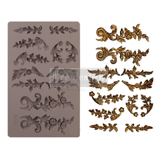Delicate Flora - Decor Mould - Redesign with Prima