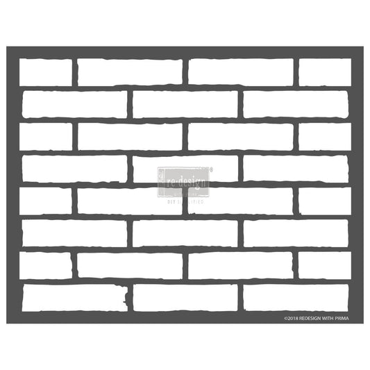 Vintage Brick - 3D Stencil