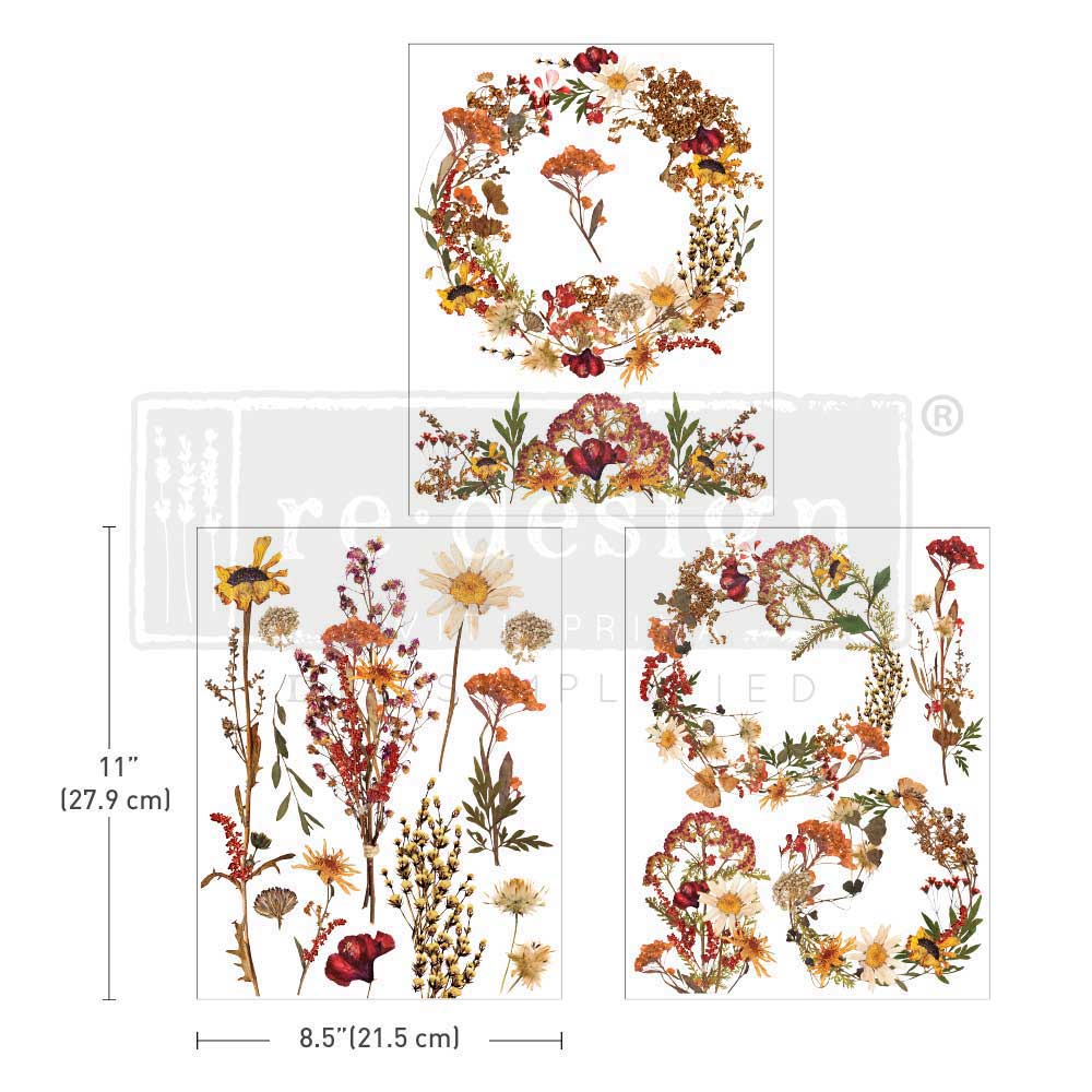Dried Wildflowers - Middy Transfer - Redesign with Prima