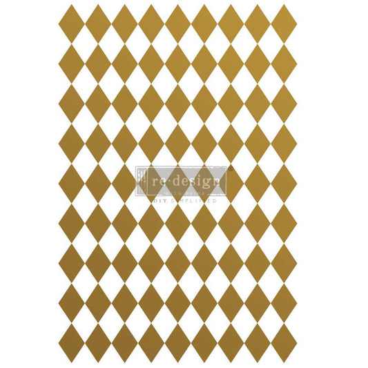 Gold Harlequin - Redesign Decor Transfer