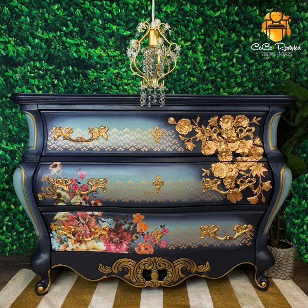 Eastern Fountain - Stick & Style Stencil - Redesign with Prima