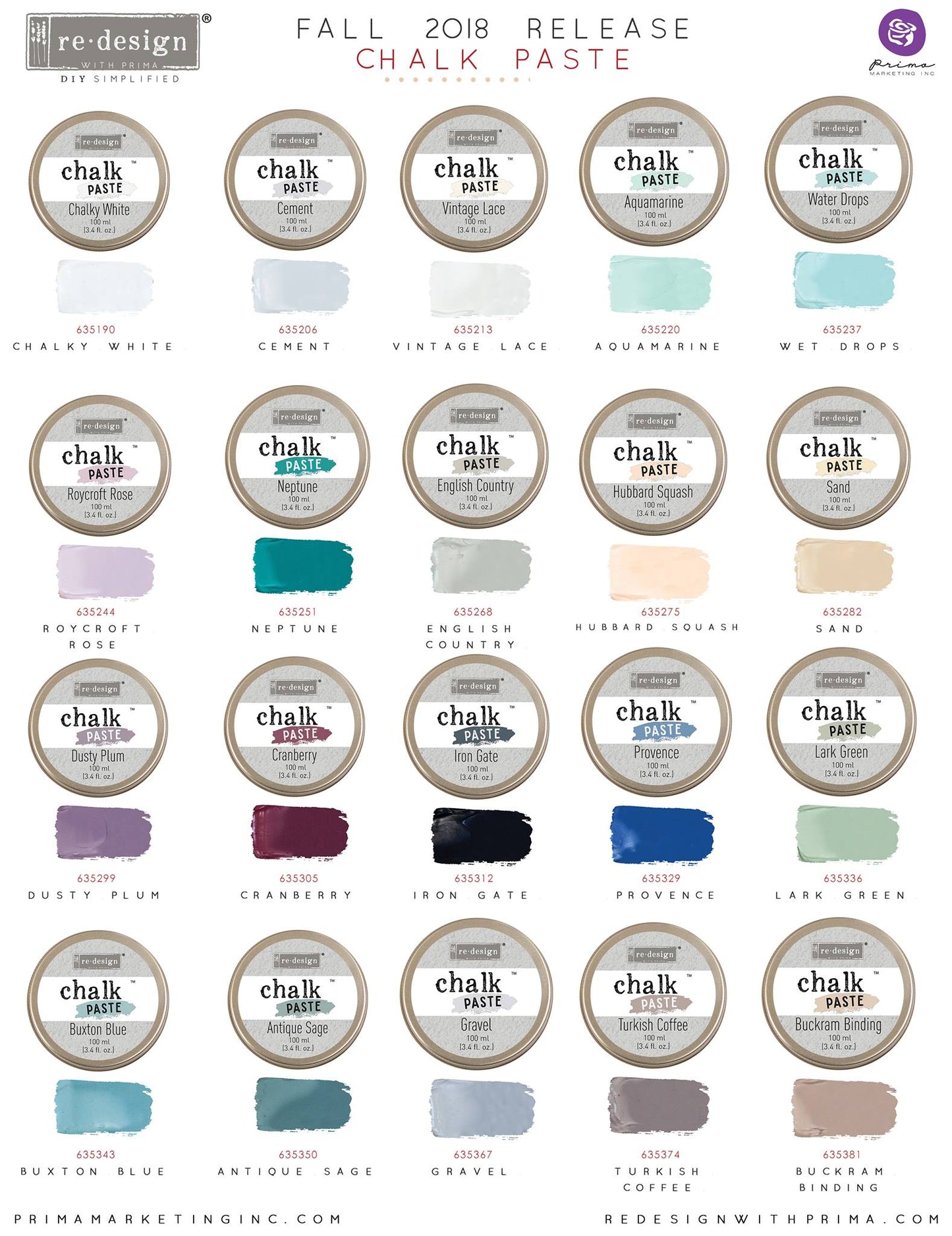 Iron Gate - Chalk Paste - Redesign with Prima