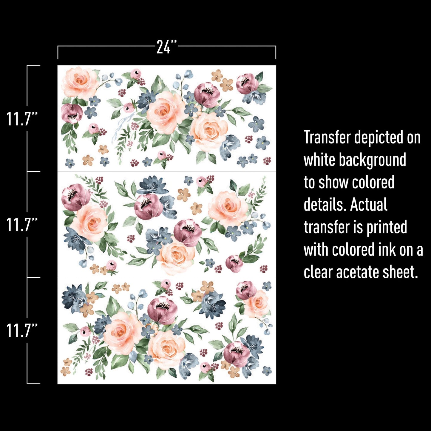 Watercolor Bloom - Redesign Decor Transfer