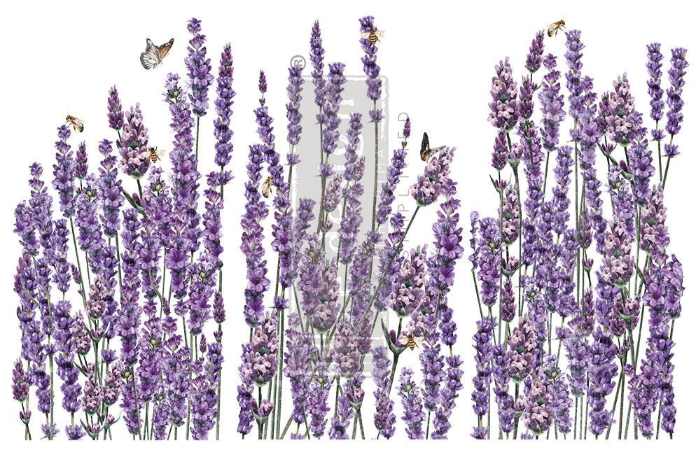 Champs de Lavende - Decor Transfer - Redesign with Prima