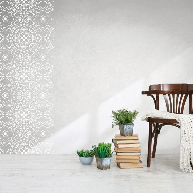 Eastern Abstract - CeCe Decor Stencil - Redesign with Prima