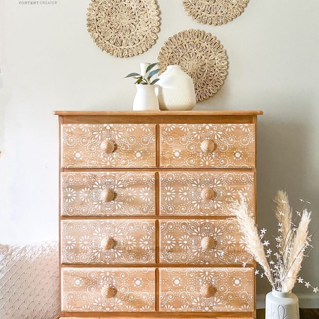 Eastern Abstract - CeCe Decor Stencil - Redesign with Prima