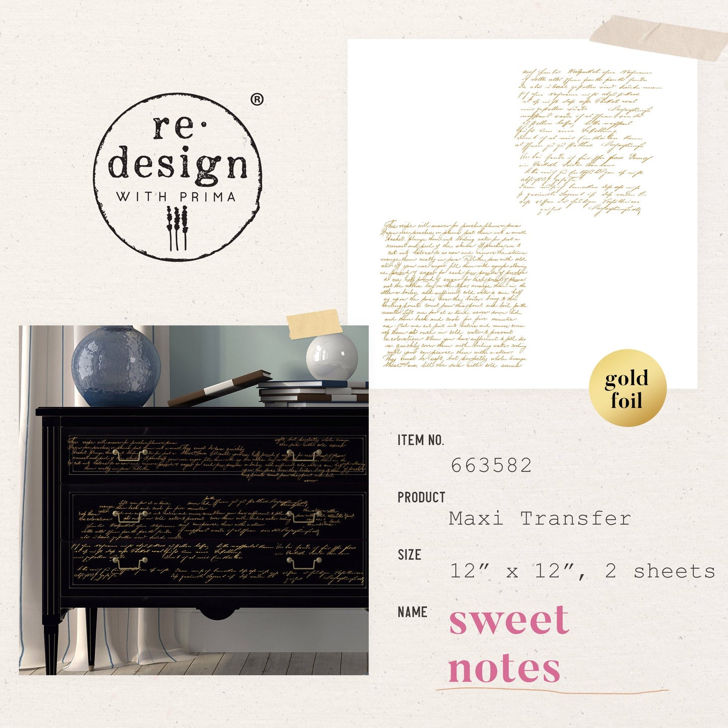 Sweet Notes - Maxi Transfer