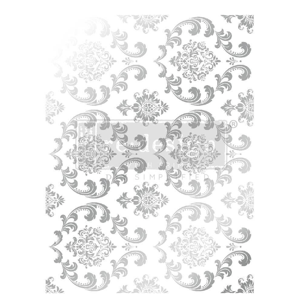 Decor Foil Transfers® Kacha - Silver House of Damask