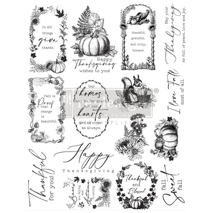 Decor Clear Stamp - Fall Sweet Fall