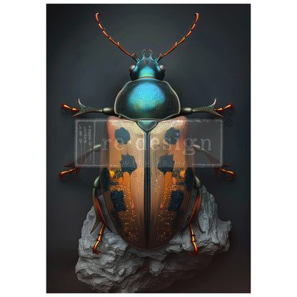 A1 Decoupage Fiber - BrassScarab