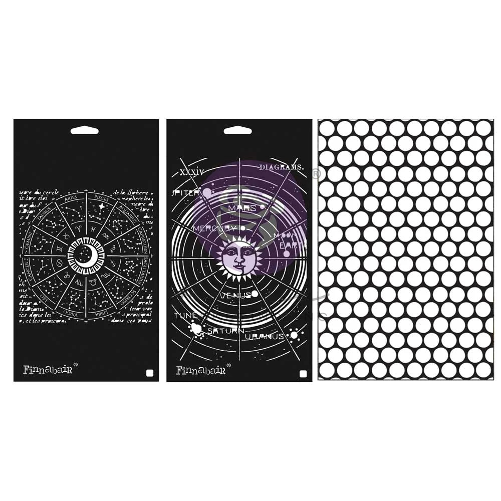 Finnabair Celestial Stencil Set