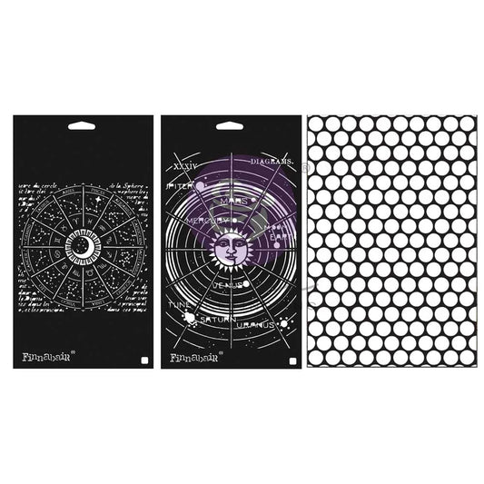 Finnabair Celestial Stencil Set