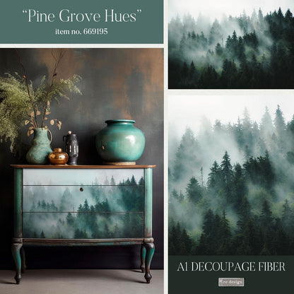 A1 Decoupage Fiber - Pine Grove Hues