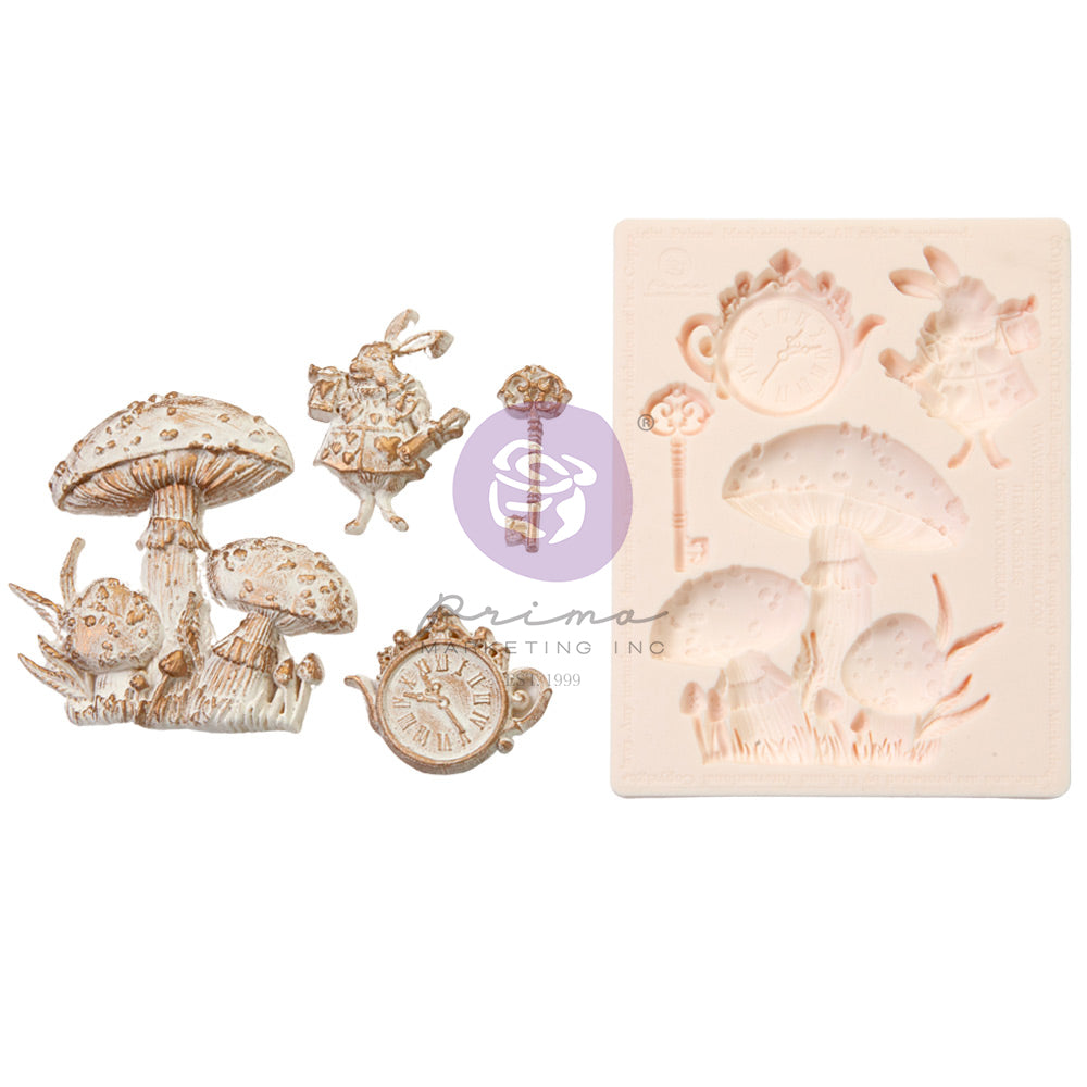 LOST IN WONDERLAND COLLECTION MOULD – LOST IN WONDERLAND – 1 PC, 3.5″X4.5″X8MM