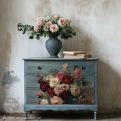 Ethereal Rosebush fiber paper