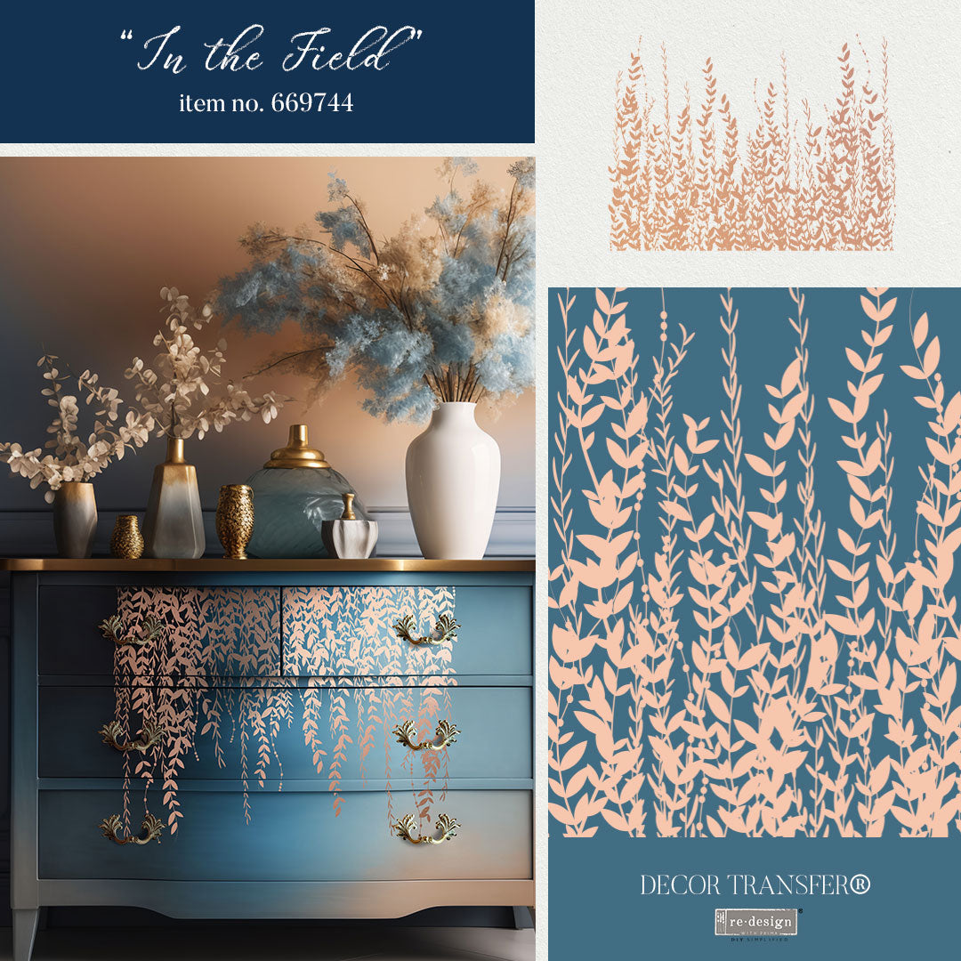 Kacha Decor Transfers® Rose Gold Foil - In the Field