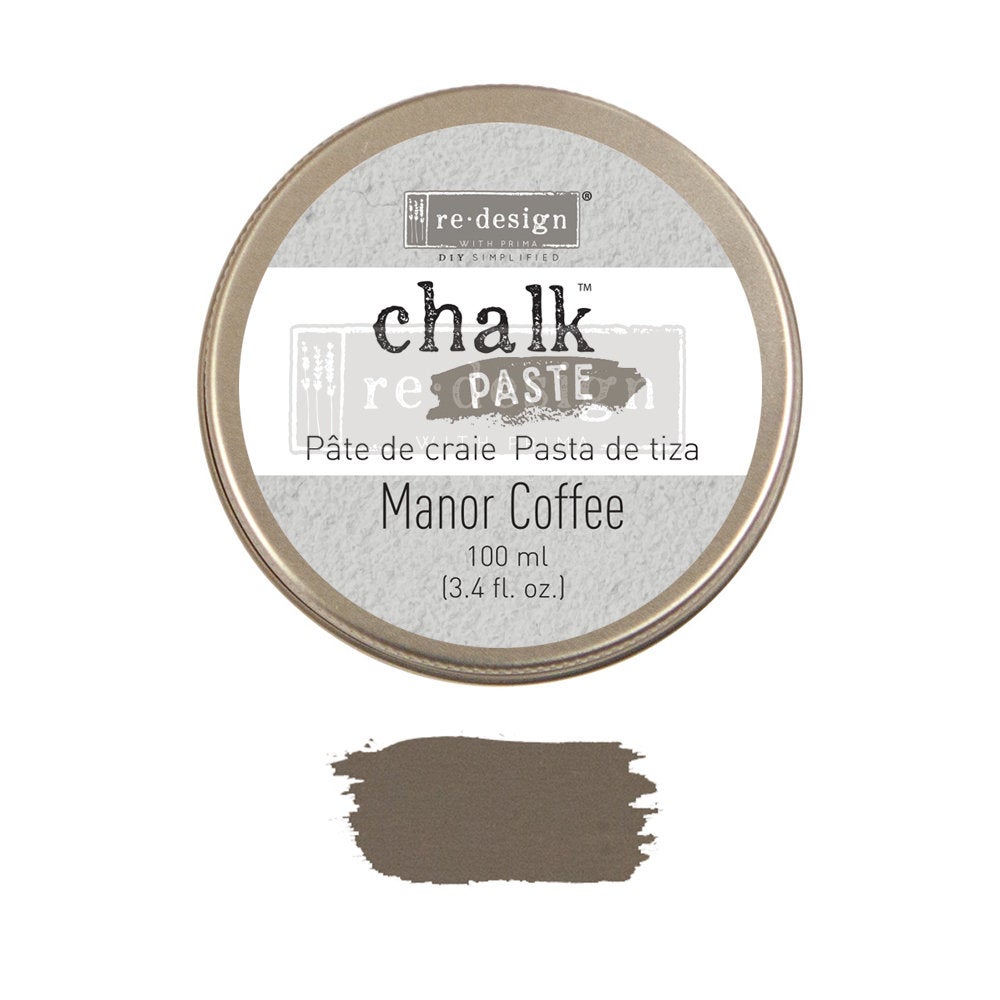 REDESIGN CHALK PASTE – MANOR COFFEE – 1 JAR, 100 ML (3.4 FL OZ)