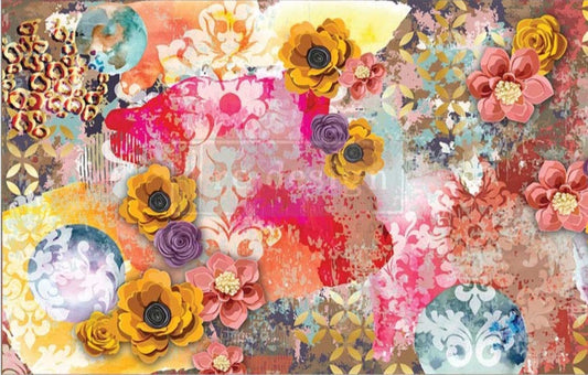 Abstract Beauty CeCe - Decoupage Paper - Redesign with Prima