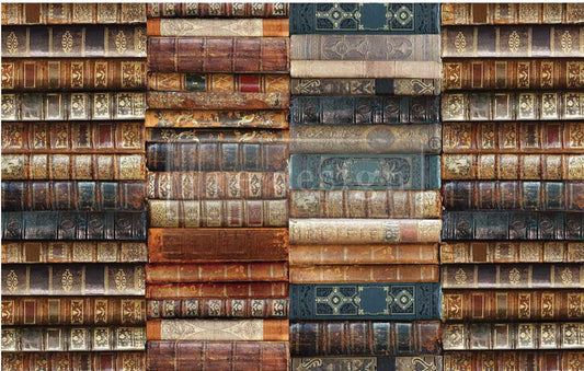 Bibliophile - Decoupage Paper - Redesign with Prima