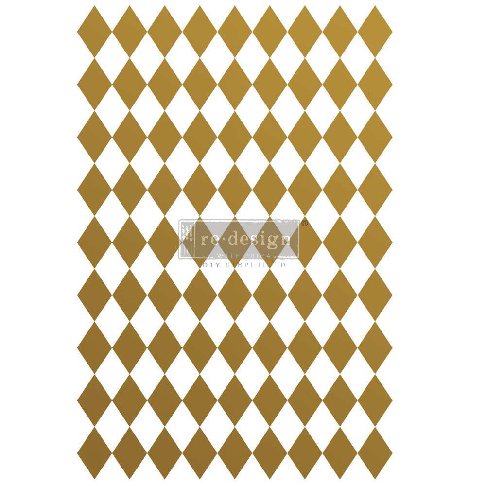 Gold Harlequin - Redesign Decor Transfer