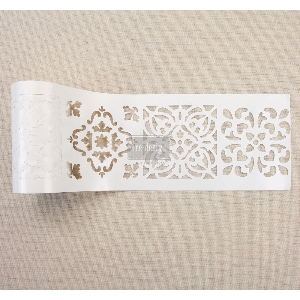 Casa Blanca Tile - Stick & Style Stencil - Redesign with Prima