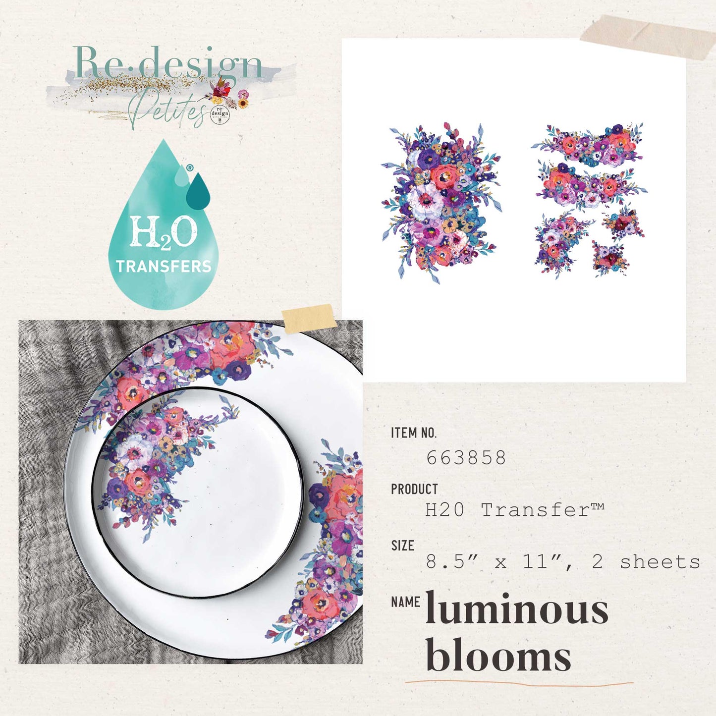 Luminous Blooms - H2O Transfer