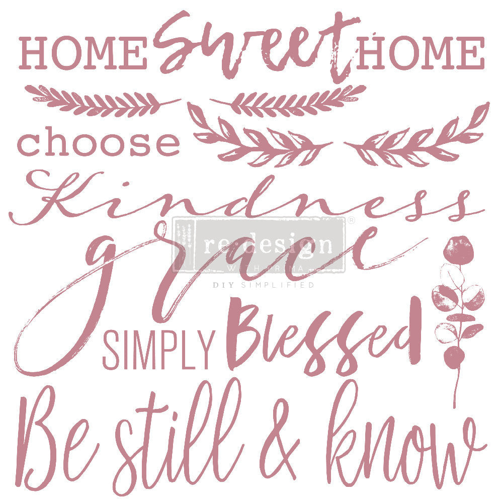 Inspired Words – Decor Stamps by redesign with Prima