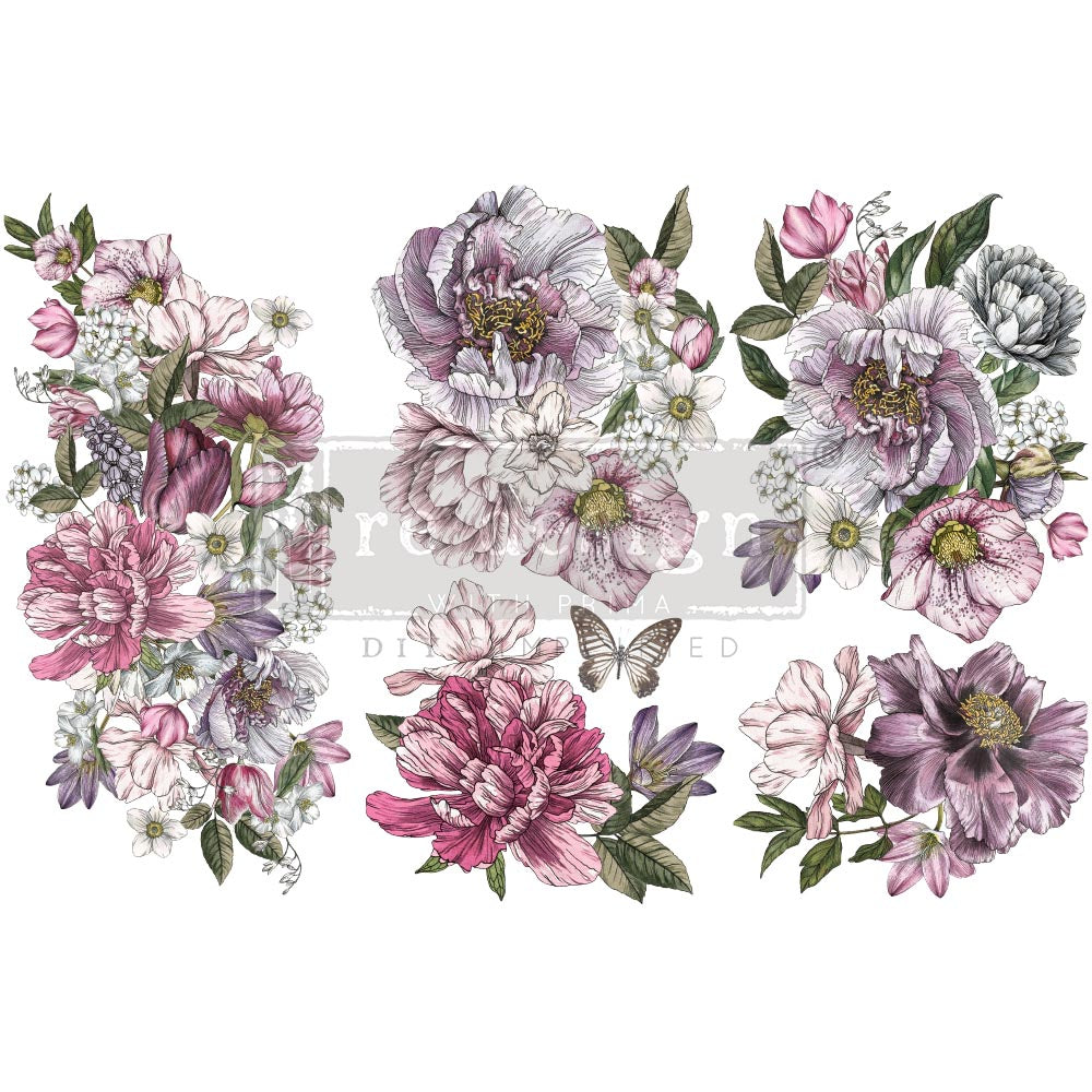 Dreamy Florals - Mini Transfer - Redesign with Prima