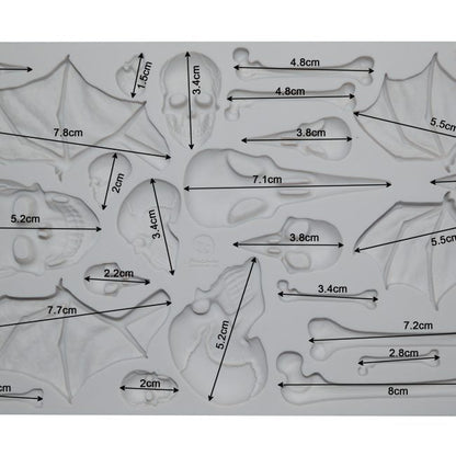 Wings and Bones - Finnabair Decor Mould